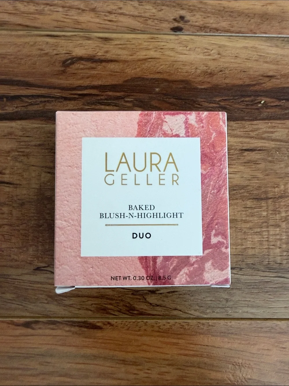 Laura Geller Baked Blush-N-Highlight Duo — Rose Pink & Peach